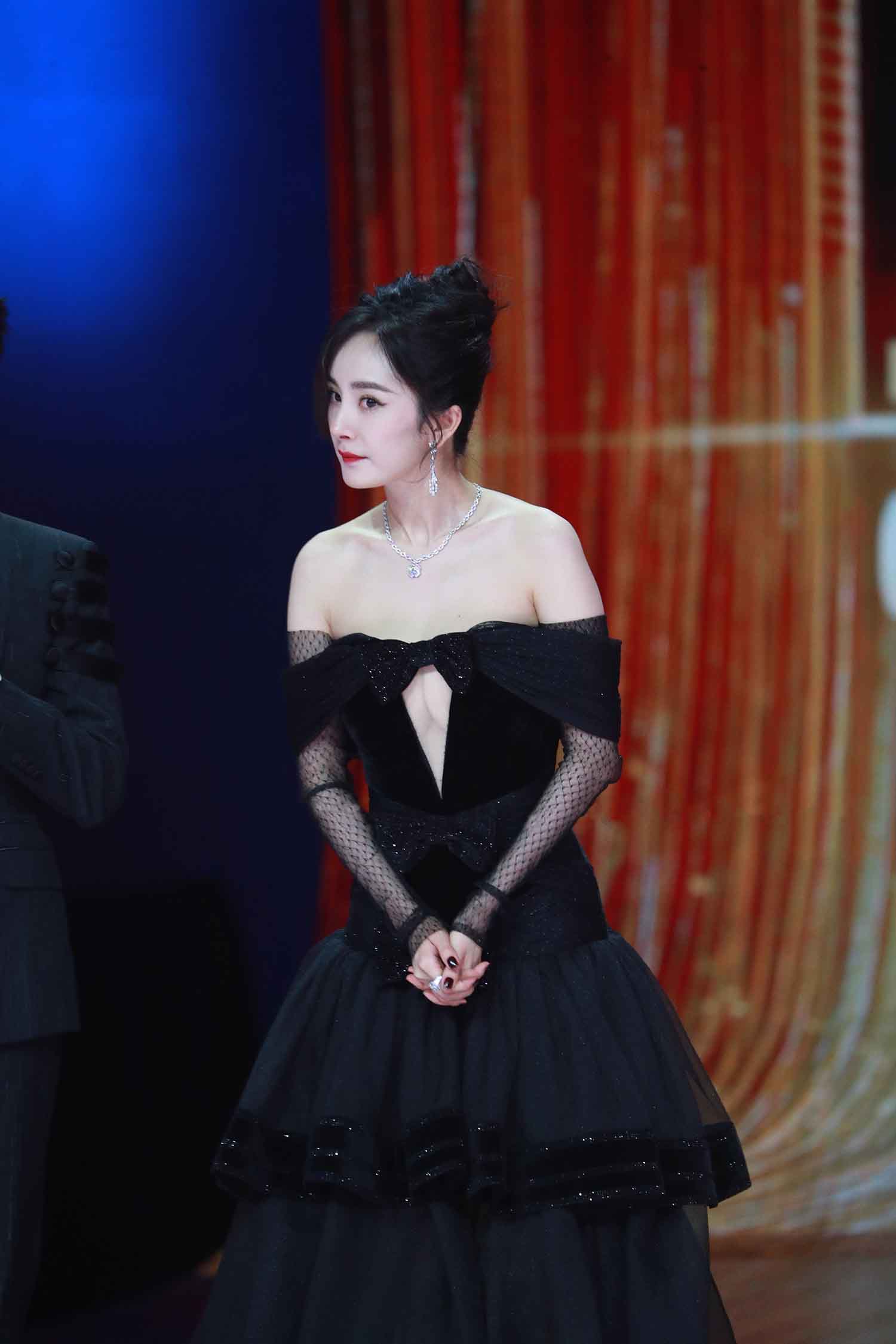 【190张/1.04G】杨幂 黑色晚礼服