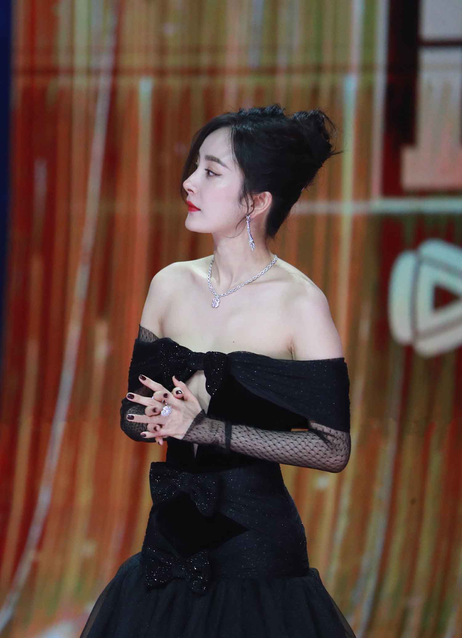 【190张/1.04G】杨幂 黑色晚礼服