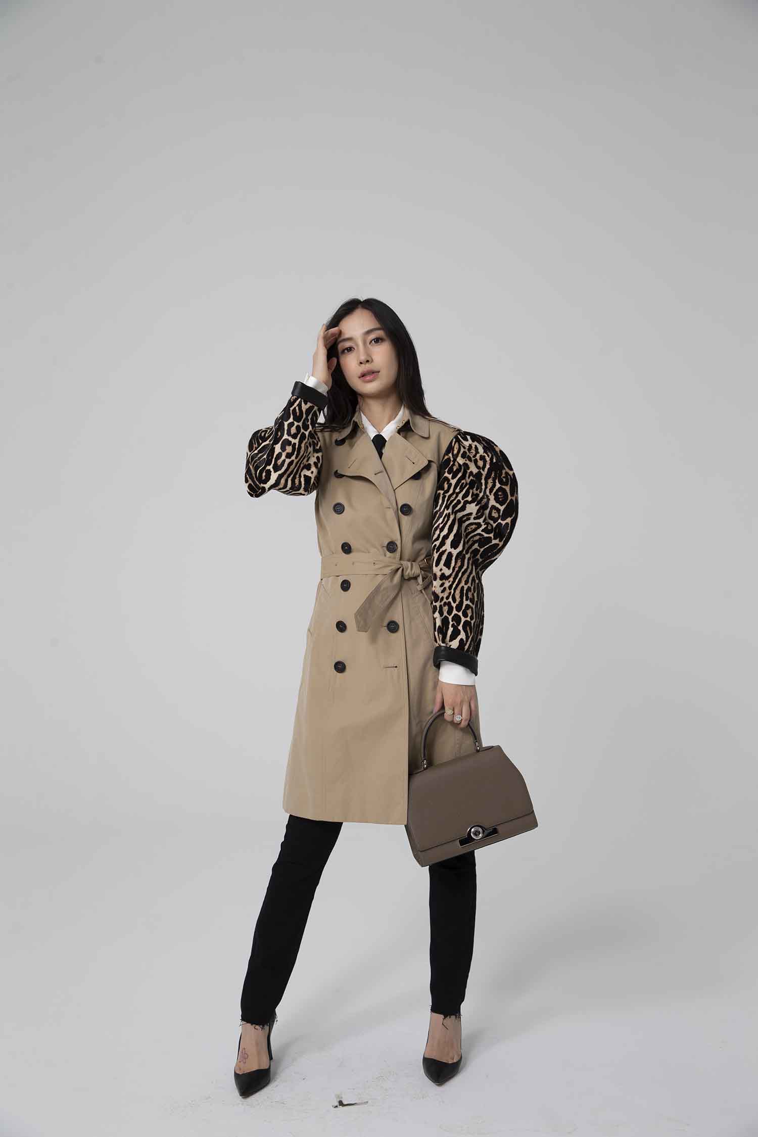 【CR2原图 31张/681M】杨颖 蓬蓬袖大衣