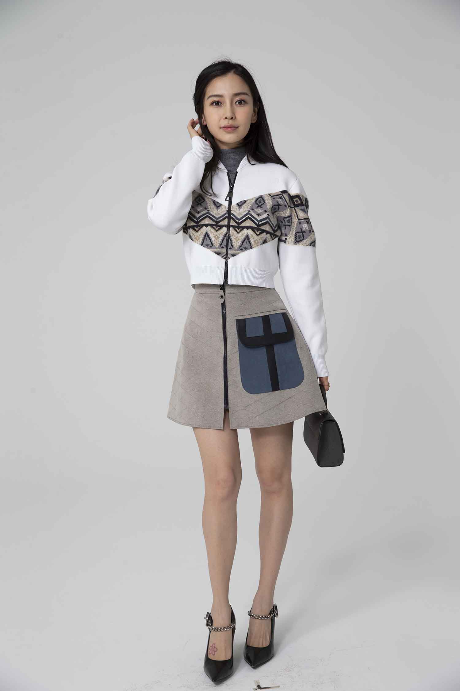 【CR2原图 25张/566M】杨颖 白色线衫