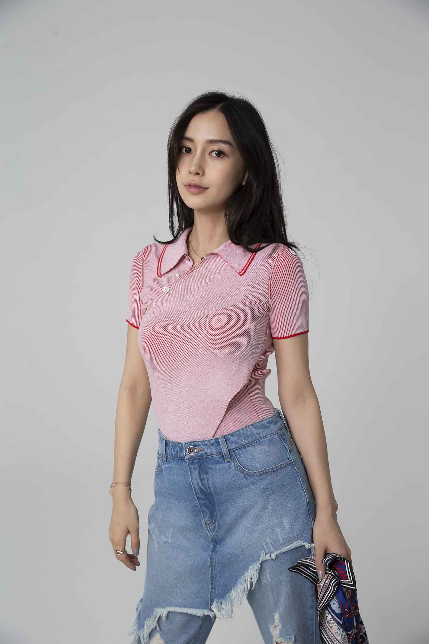 【CR2原图 24张/553M】杨颖 粉色短袖