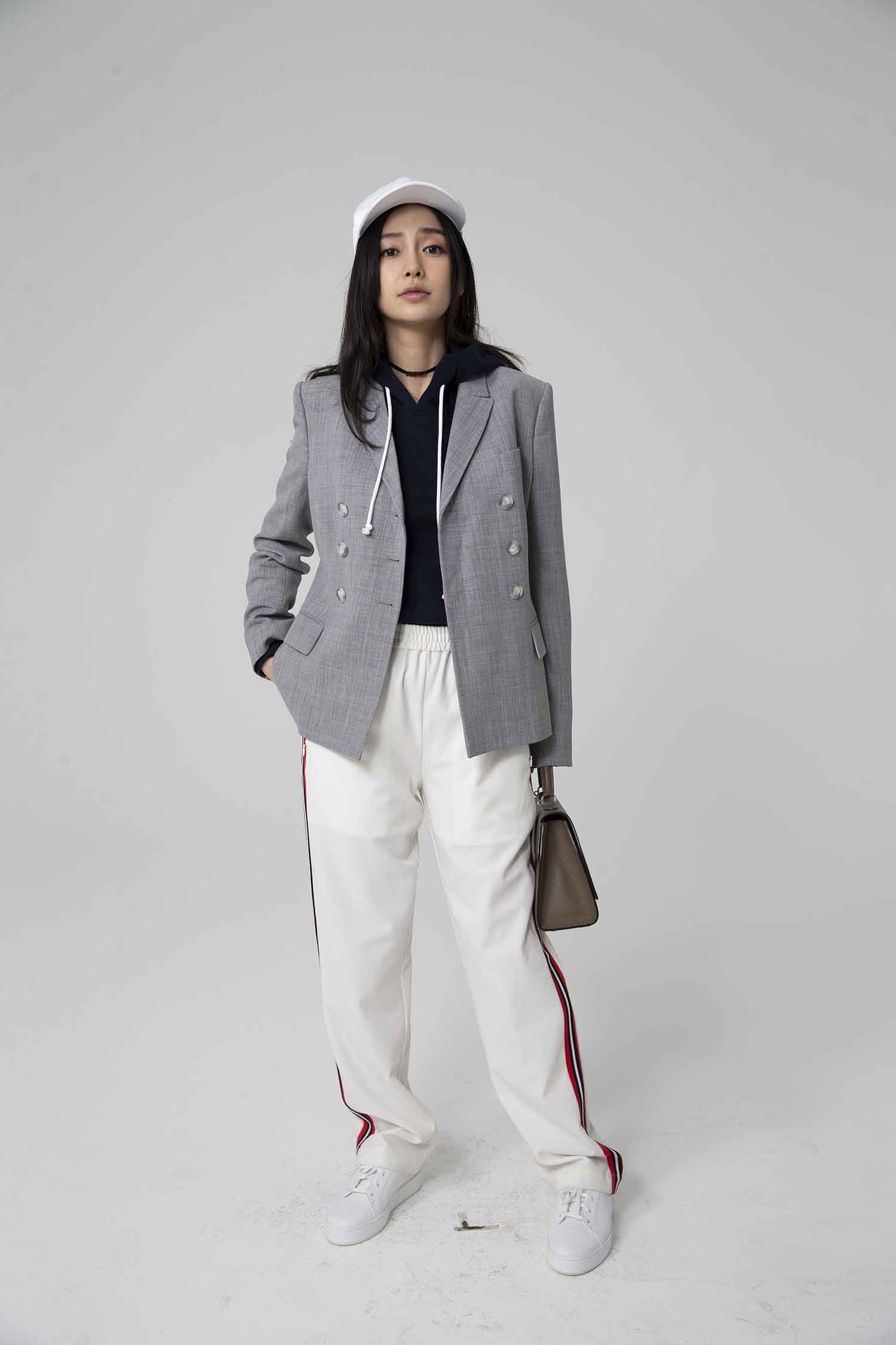 【CR2原图 27张/600M】杨颖 灰色休闲西装