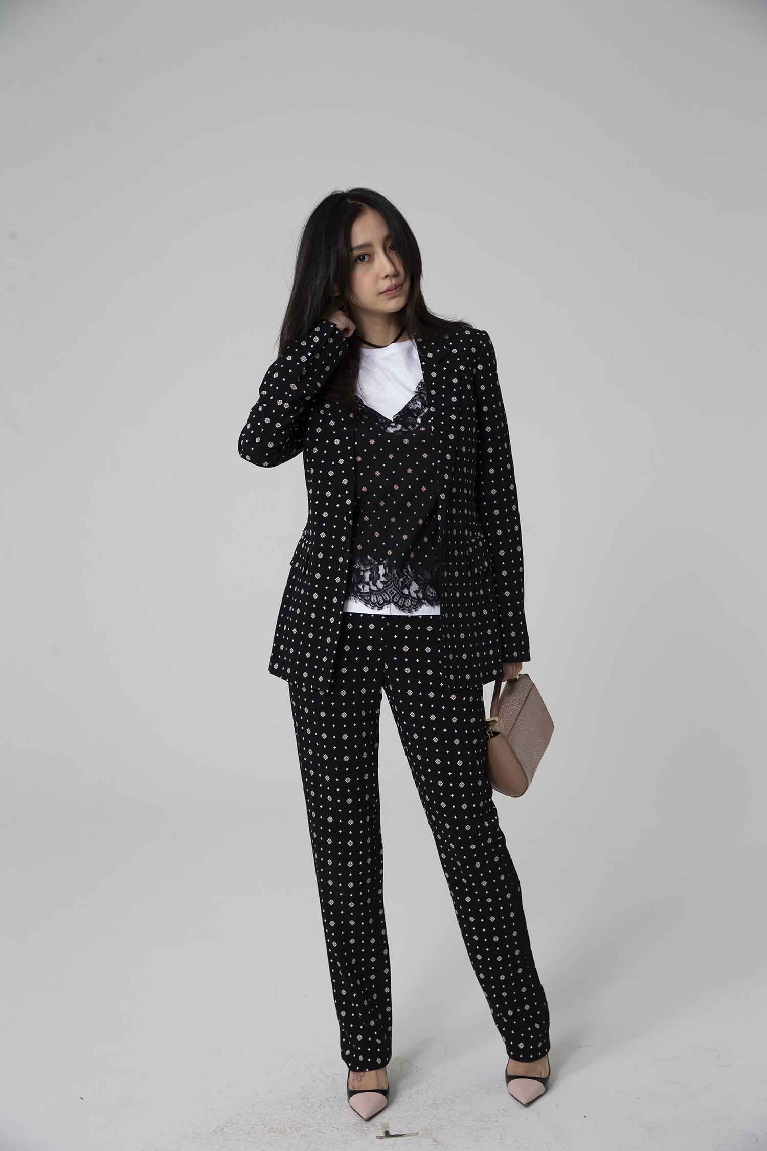 【CR2原图 30张/652M】杨颖 碎花西装