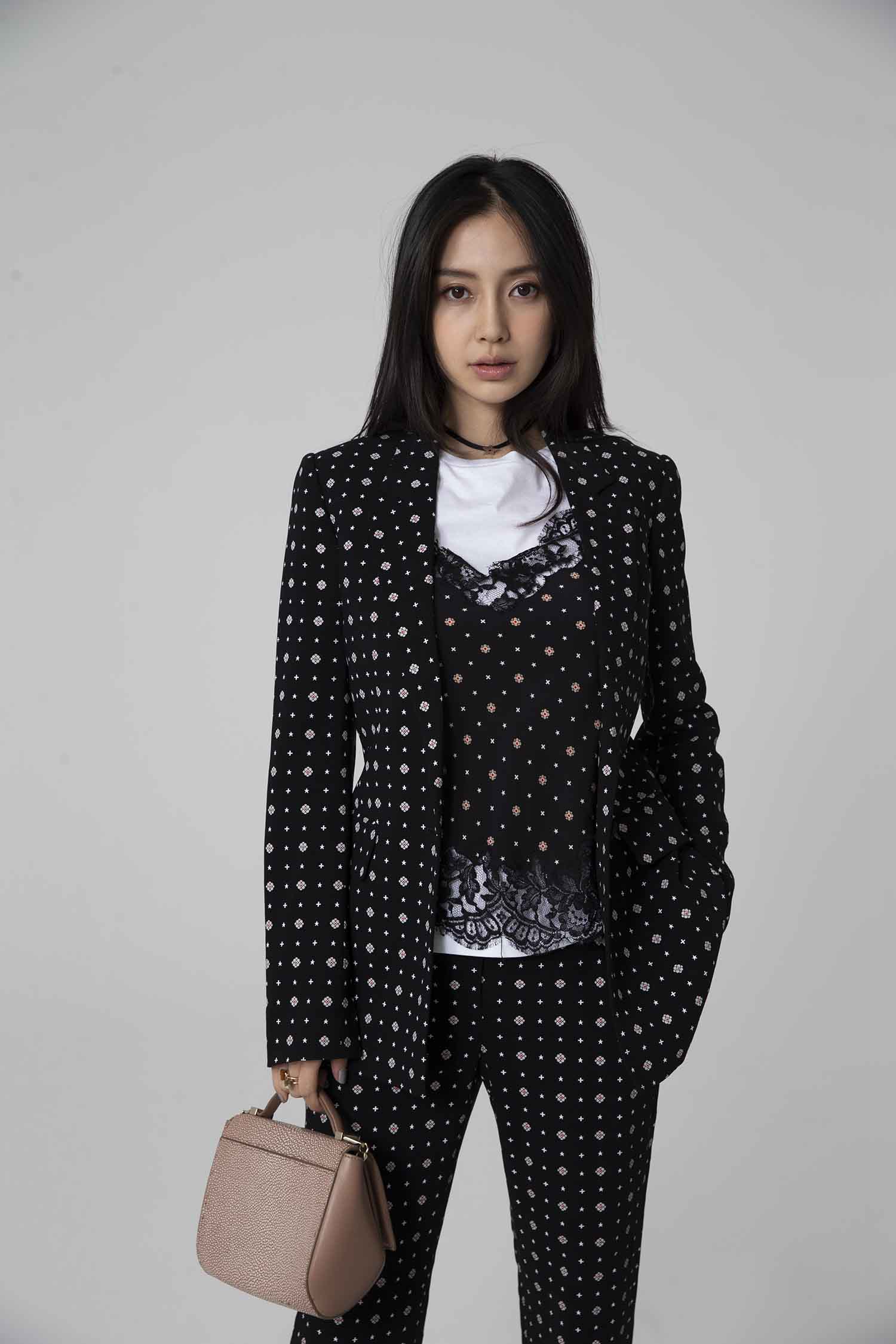 【CR2原图 30张/652M】杨颖 碎花西装