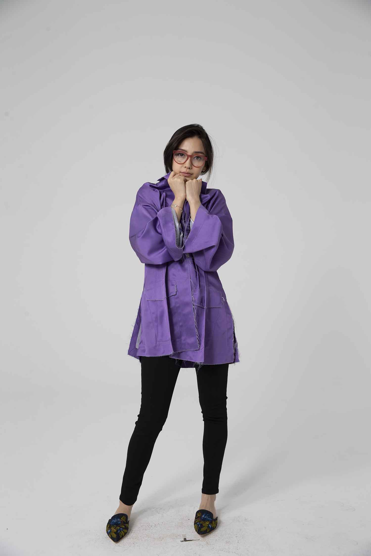 【CR2原图 29张/631M】杨颖 紫色外套