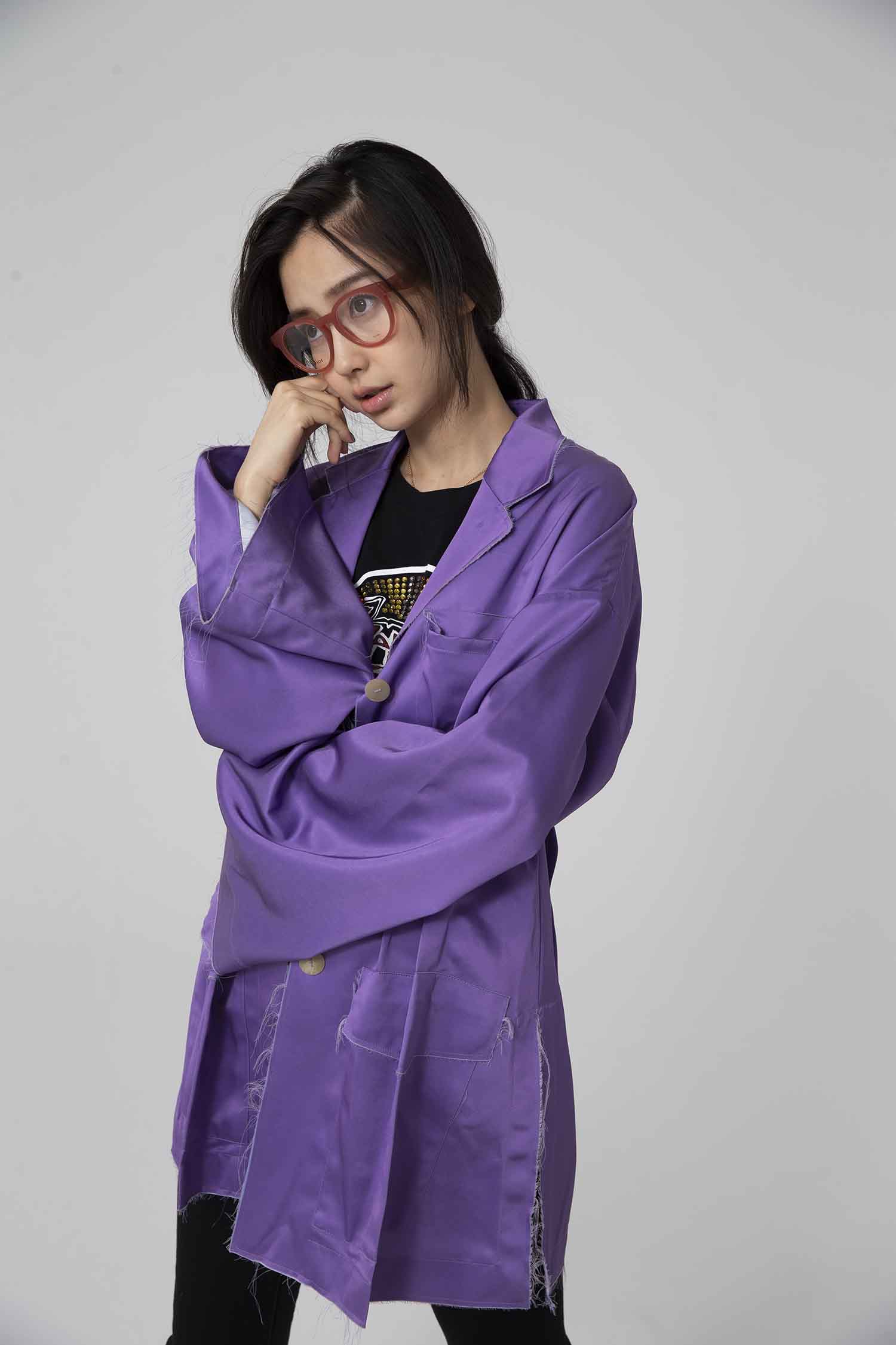 【CR2原图 29张/631M】杨颖 紫色外套