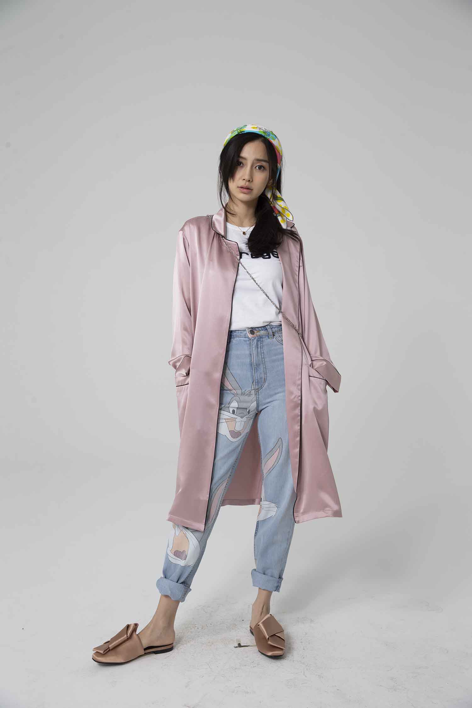 【CR2原图 33张/744M】杨颖 粉色睡衣