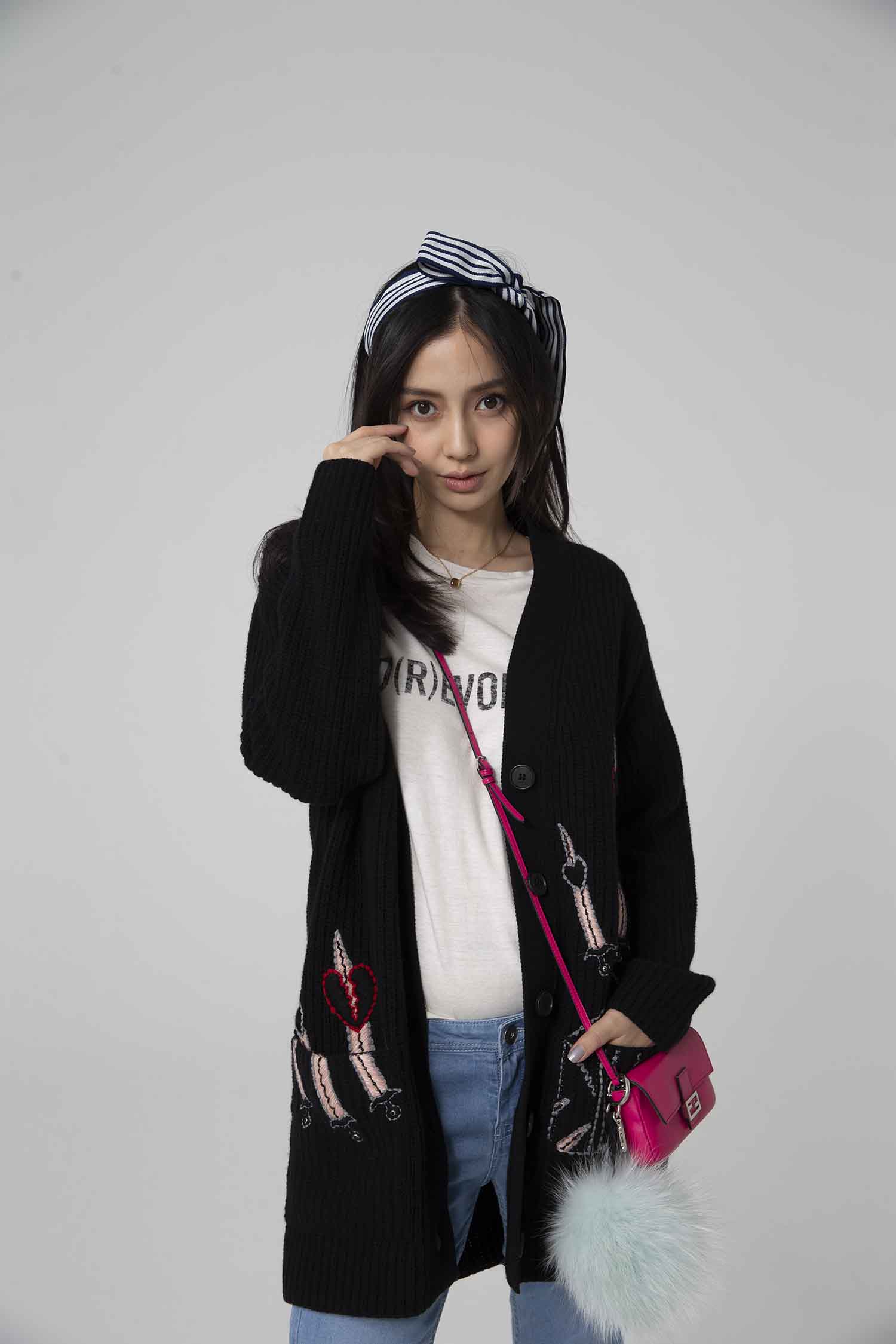 【CR2原图 35张/764M】杨颖 黑色毛衣