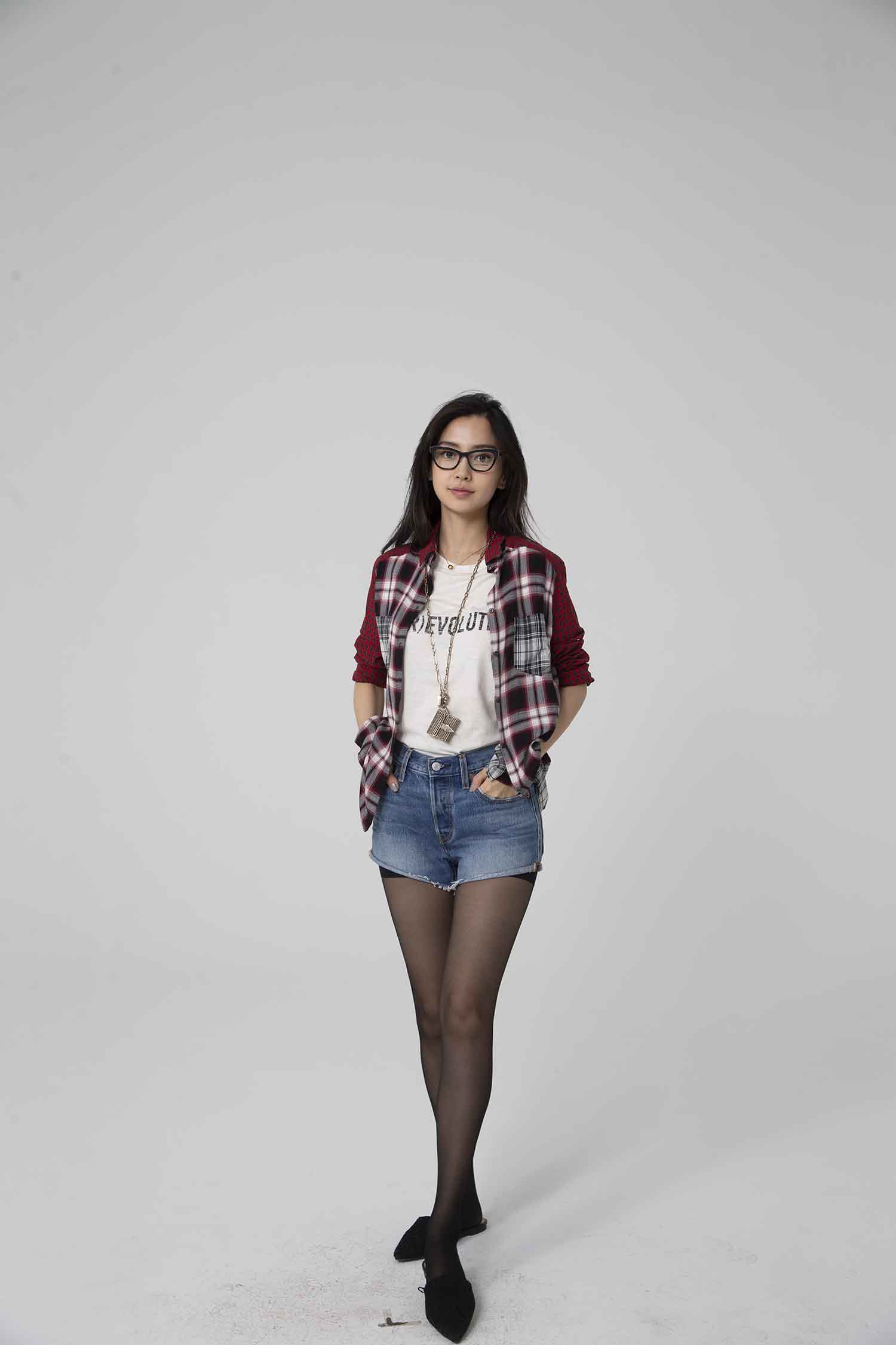 【CR2原图 34张/769M】杨颖 牛仔短裤