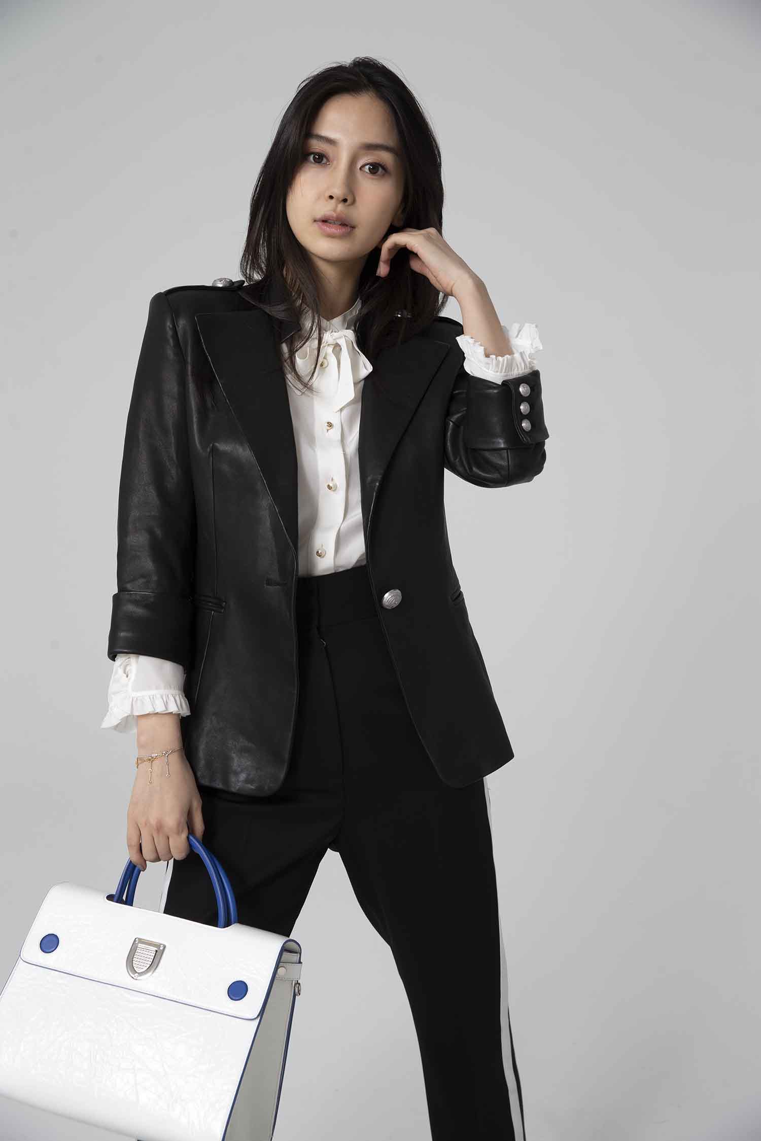 【CR2原图 46张/988M】杨颖 皮西装