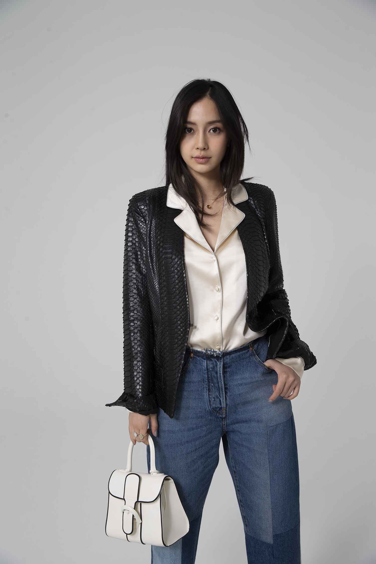 【CR2原图 28张/631M】杨颖 黑色皮衣