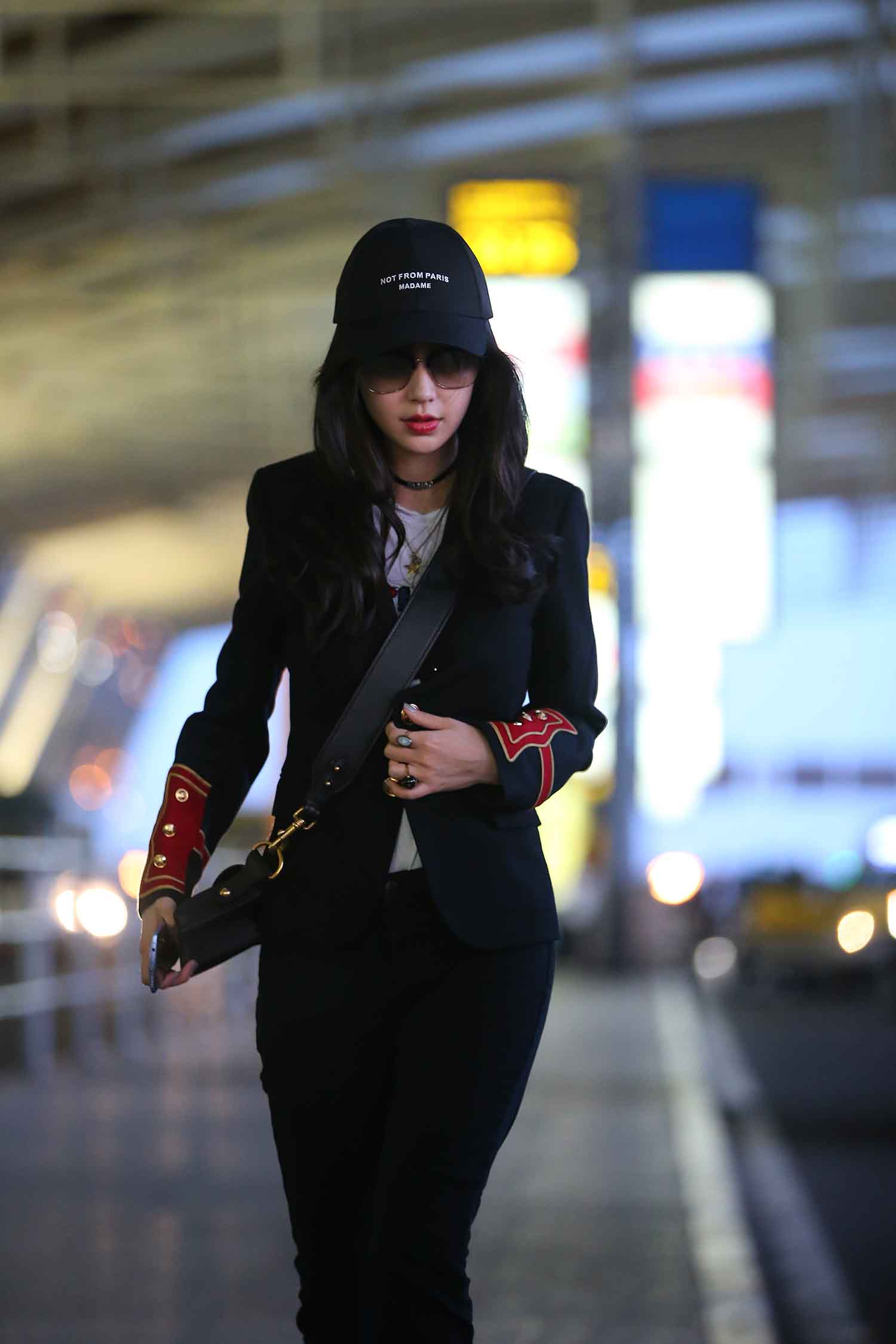 【189张/1.56G】杨颖 机场跟拍