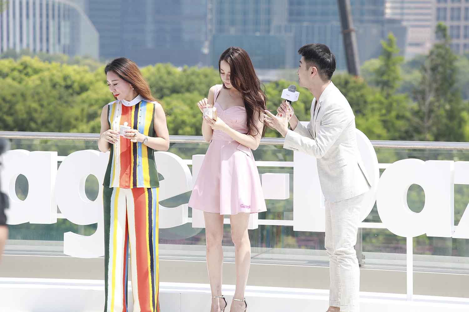 【121张/388M】迪丽热巴 粉色裙子