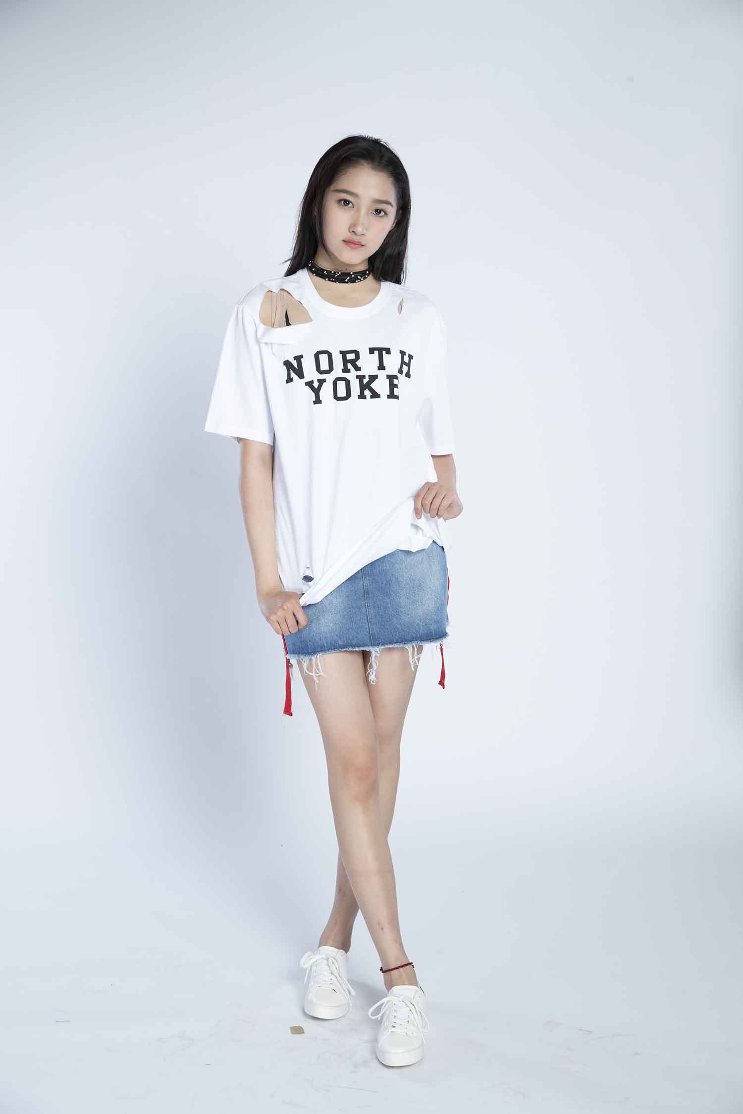 【CR2原图 43张/961M】关晓彤 牛仔短裙2