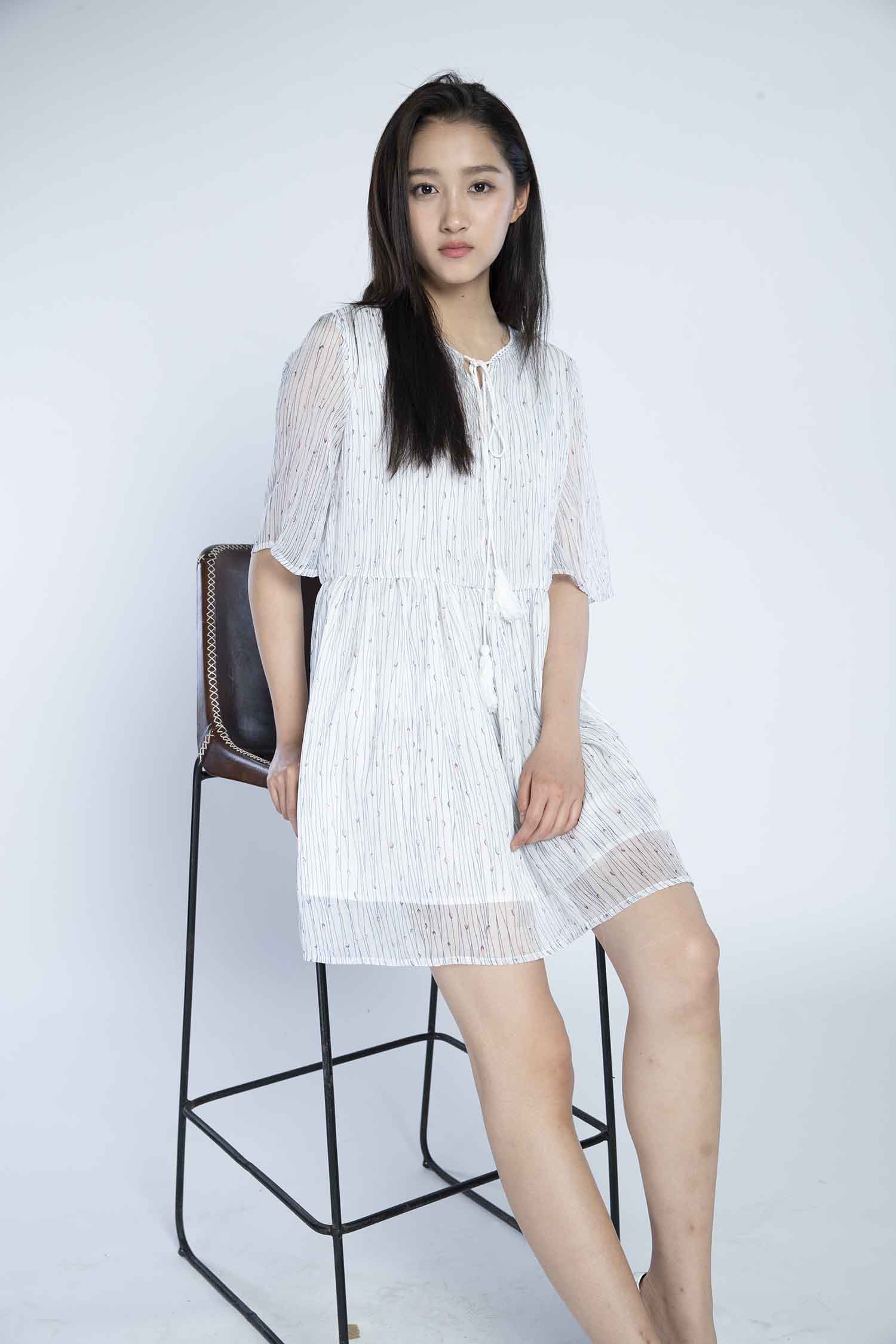 【CR2原图 19张/432M】关晓彤 白色连衣裙