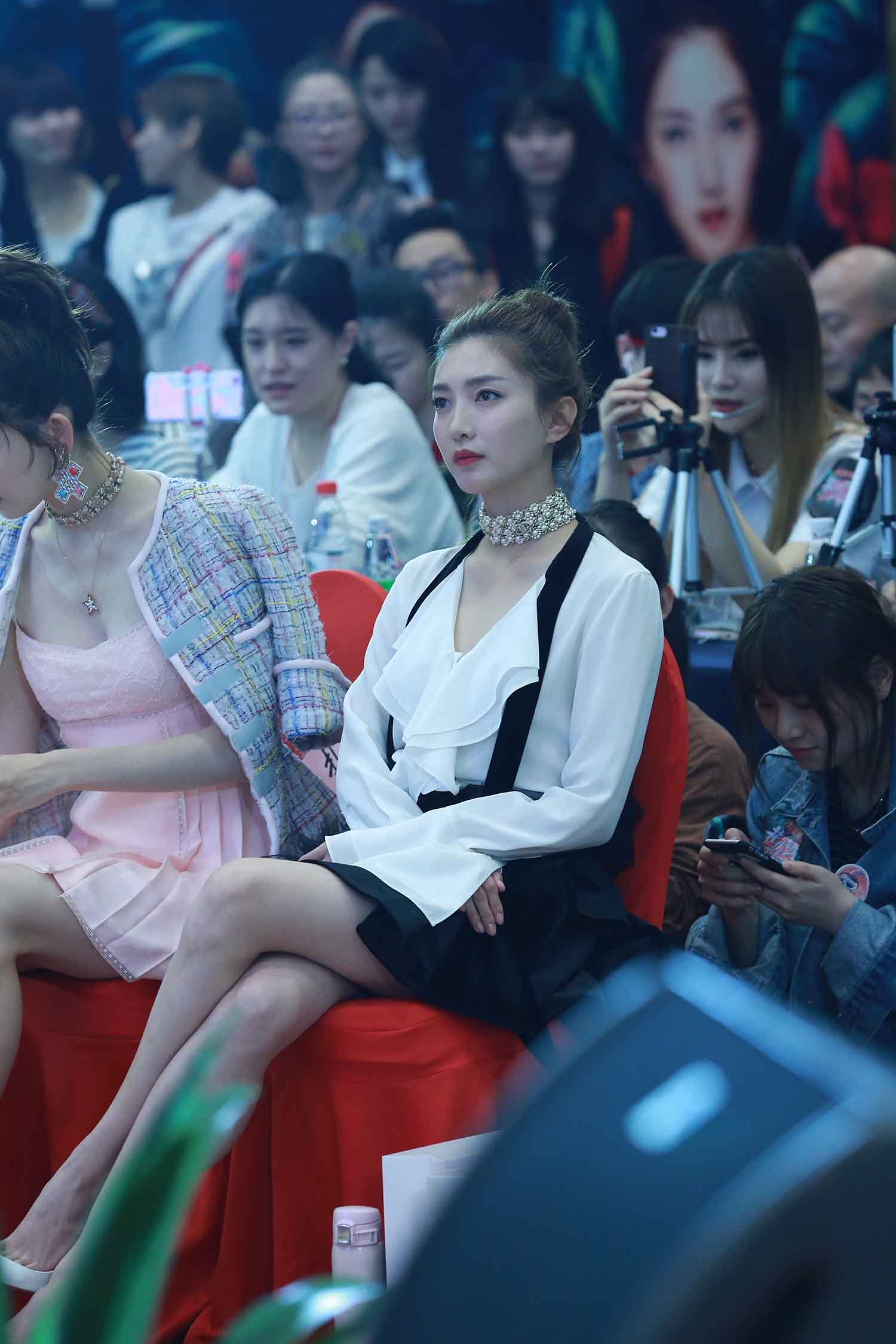 【174张/980M】江疏影 黑色短裙/花儿与少年发布会 [明星生图网盘下载]