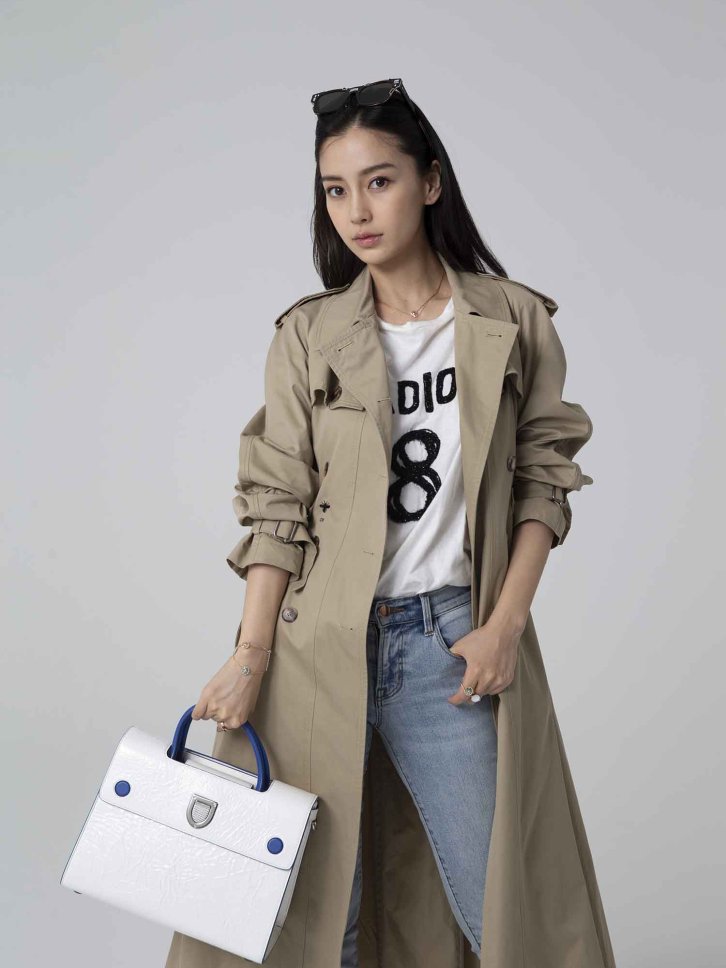 【CR2原图 32张/707M】杨颖 卡其色风衣