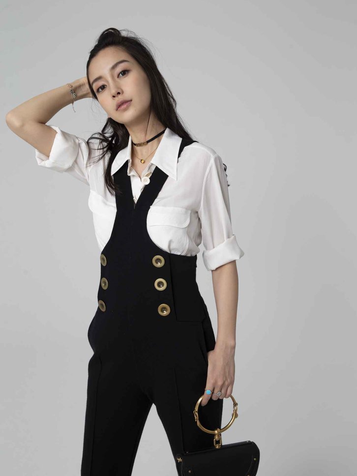 【CR2原图 19张/411M】杨颖 背带裤