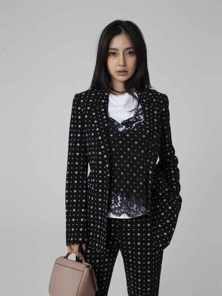 【CR2原图 30张/652M】杨颖 碎花西装