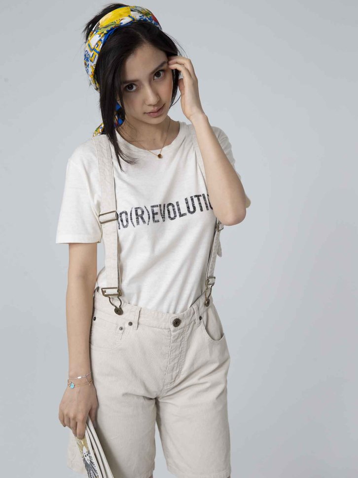 【CR2原图 37张/836M】杨颖 米色背带裤