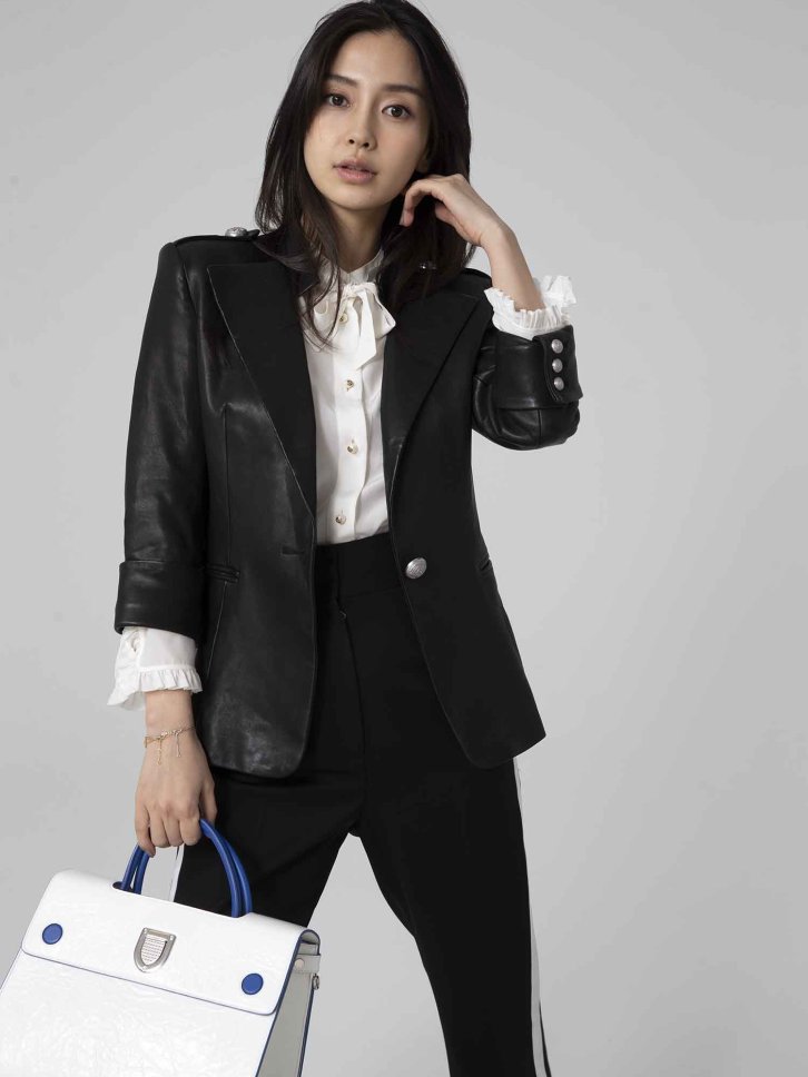 【CR2原图 46张/988M】杨颖 皮西装