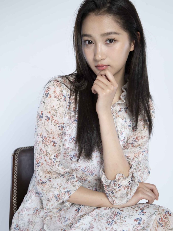 【CR2原图 14张/340M】关晓彤 碎花连衣裙