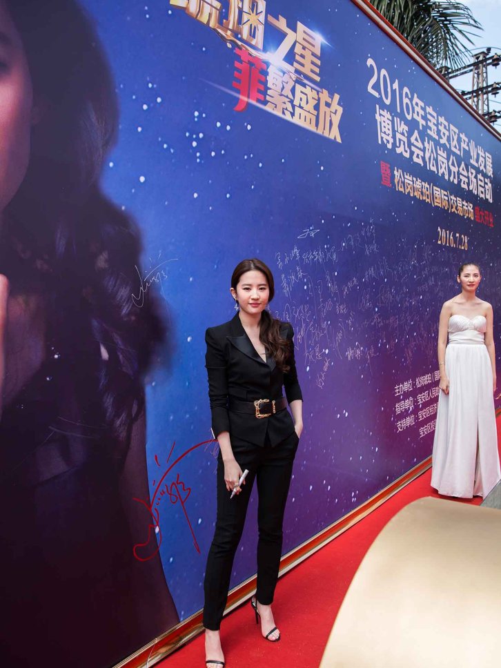 【176张/1.16G】刘亦菲代言发布会现场照[百度网盘下载]